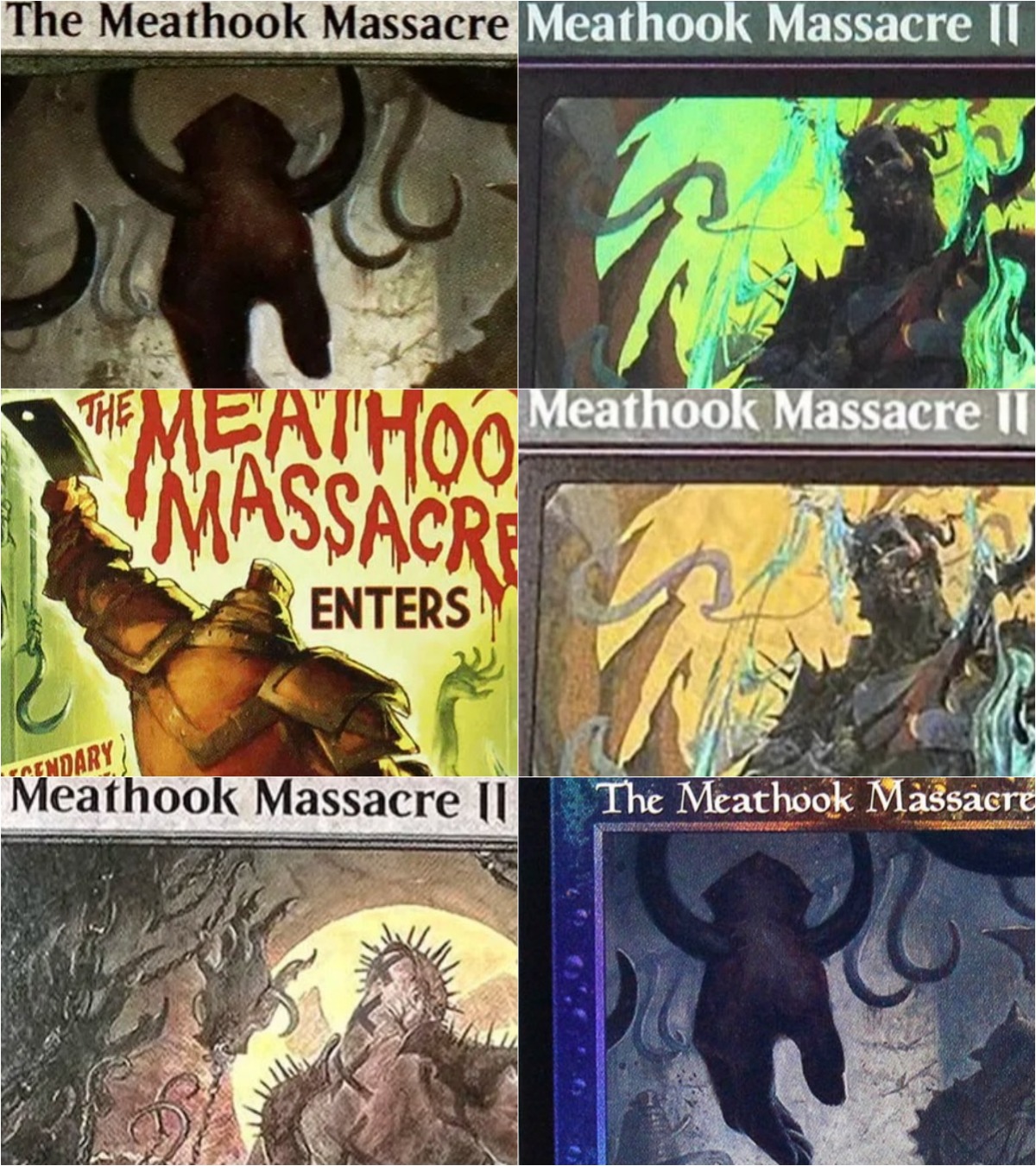 Themed Playing Card - The Meathook Massacre Custom TCG Magical