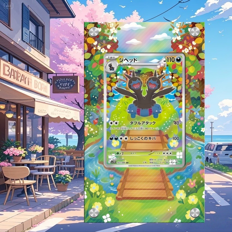 Anime Merchandise From Japan - Art Display for Pokemon Zweilous Card