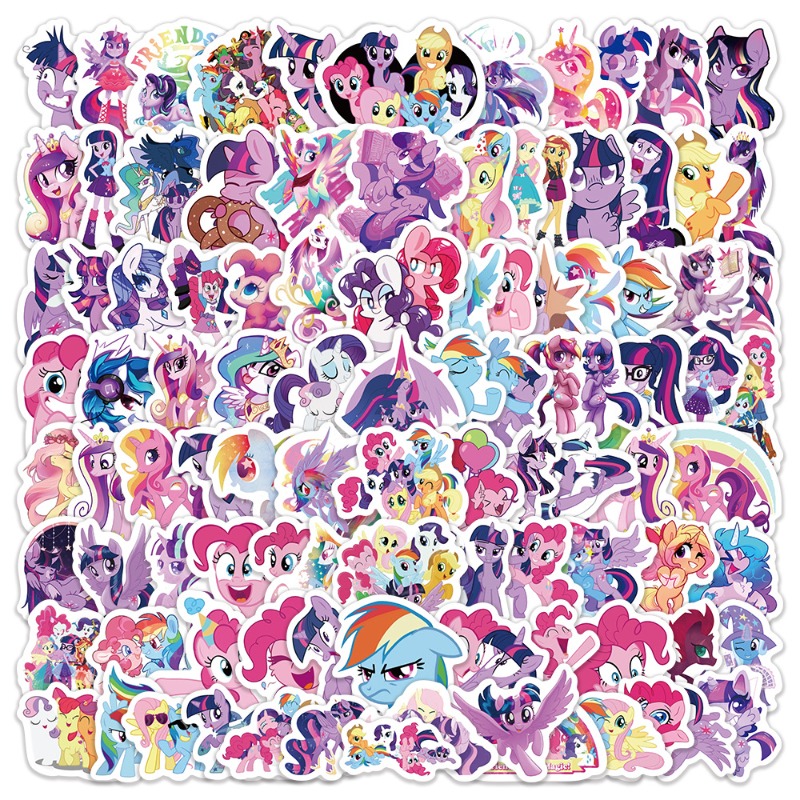 100pcs Cartoon My Little Ponys - Anime Merchandise Gift recension och pris
