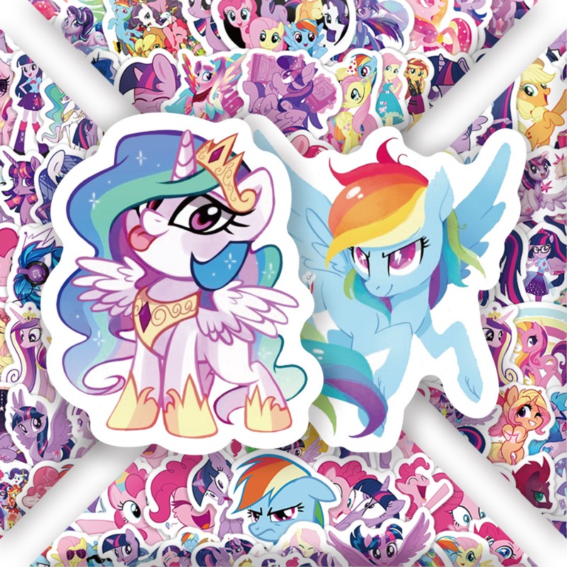 100pcs Cartoon My Little Ponys - Anime Merchandise Gift recension och pris