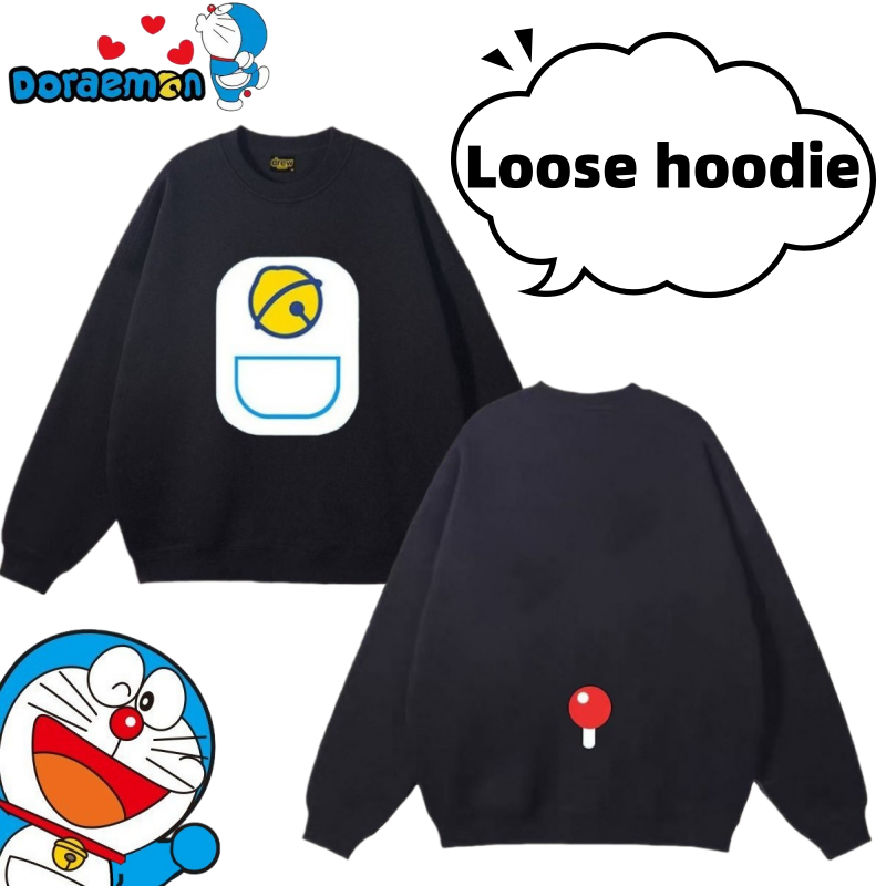 Doraemon crew neck cute creati - Anime Merchandise Hoodie recension och pris