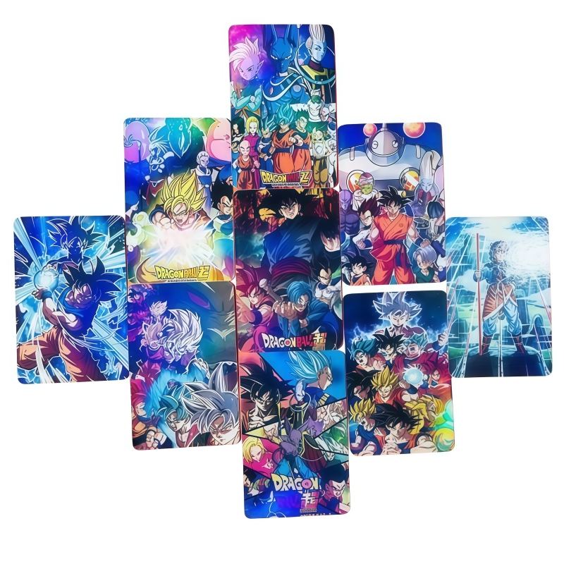 50pcs Dragon Ball holographic  - Anime Merchandise From Japan recension och pris